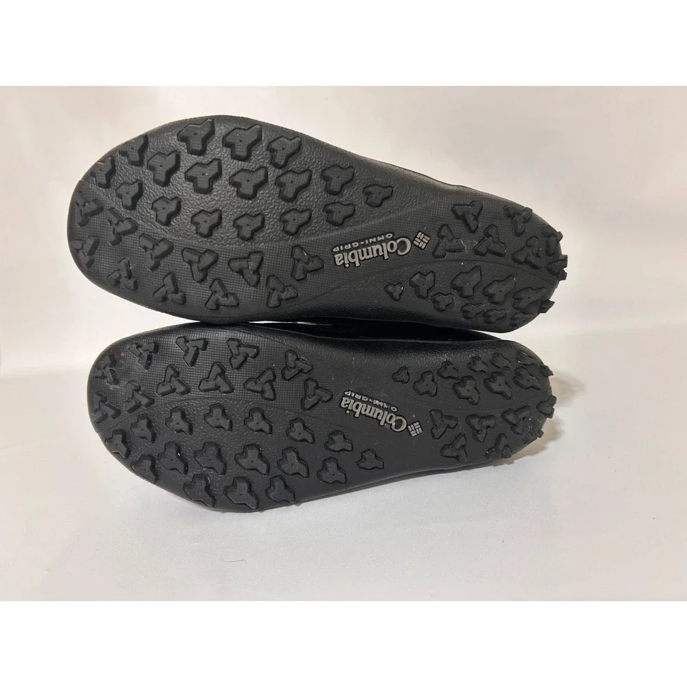 Columbia Women's Minx Mid Black Snow Fur Winter Shoes Boot Size 7 EU 38